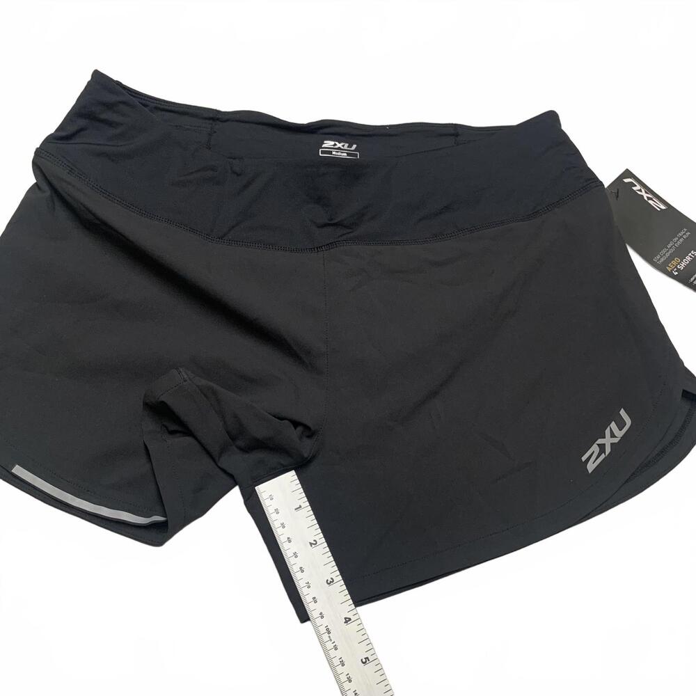 2XU Women's Sz Medium Black Running Shorts W32 NWT - Picture 7 of 10